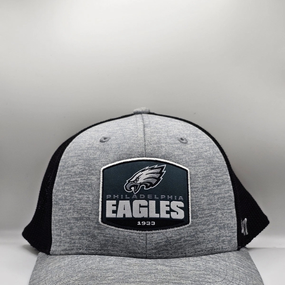 Philadelphia Eagles OSFA Stretch Green/White Baseball Cap NFL Hat